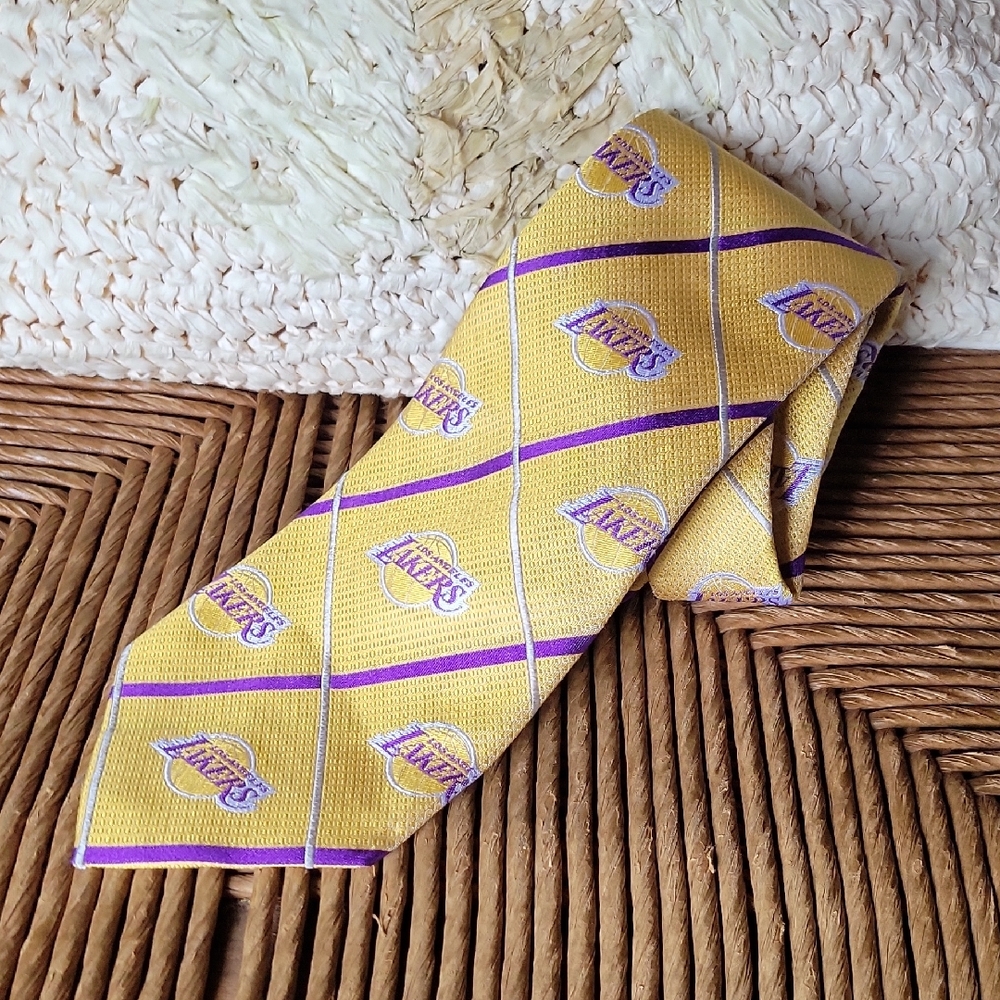 NBA, Los Angeles Lakers silk neck tie